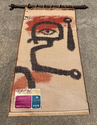 Vintage Paul Klee The Drummer Boy Rug - Der Paukenspieler - 1915 / 2500 5