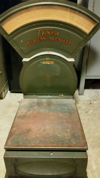 Antique Triner Peerless All Steel Commercial Industrial 70 Parcel Postal Scale