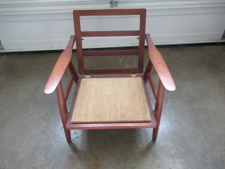 Vintage Hans Wegner for Getama Ge - 270 Danish Teak Lounge Chair 4