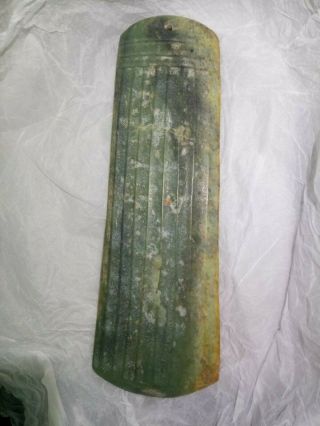 Green Jade Ceremony Axe with Russet Inclusios - Special Promotion 2