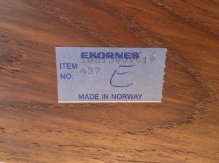 Ekornes Stressless Sofa Mid Century Black Leather & Teak Frame Norwegian Couch 7