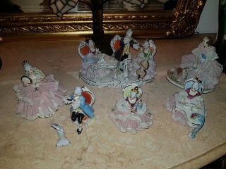 Dresden Lace Figurines