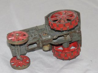 Vintage JI CASE Toy Tractor VINDEX Toys 1:16 1920 ' s Cast Iron 8