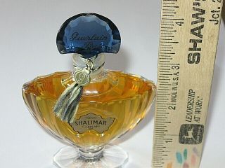 Vintage Guerlain Shalimar Perfume Bottle/Purple Box 1 OZ Sealed/Full 1980s 11