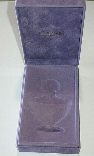 Vintage Guerlain Shalimar Perfume Bottle/Purple Box 1 OZ Sealed/Full 1980s 3