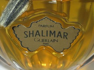 Vintage Guerlain Shalimar Perfume Bottle/Purple Box 1 OZ Sealed/Full 1980s 8