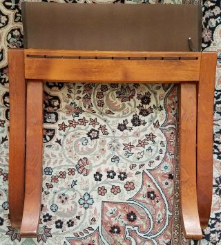 Ingmar Relling Leather Westnofa Folding Lounge Chair Ottoman Mid Century Modern 8