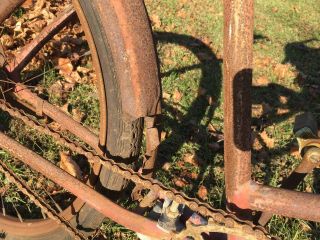 Vintage Klinedinst Women’s Bicycle York Pa Made Garden Art Rusty 8