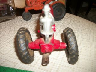 Antique Arcade Cast Iron Farmall Model M Toy Tractor GOOD PAINT 4