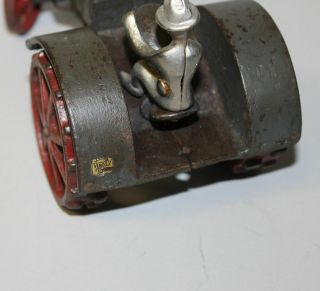 Antique Cast Iron Vindex toy Case L Tractor paint 4