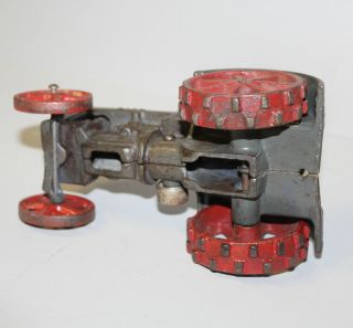 Antique Cast Iron Vindex toy Case L Tractor paint 5