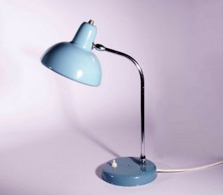 Vintage Table Lamp 50s 60s Mid Century Italian Metal Industrial Sputnik Stilnovo 2