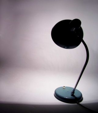 Vintage Table Lamp 50s 60s Mid Century Italian Metal Industrial Sputnik Stilnovo 3