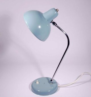 Vintage Table Lamp 50s 60s Mid Century Italian Metal Industrial Sputnik Stilnovo 5