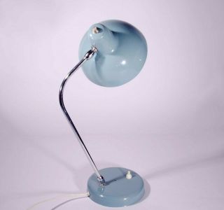 Vintage Table Lamp 50s 60s Mid Century Italian Metal Industrial Sputnik Stilnovo 7
