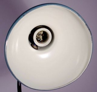 Vintage Table Lamp 50s 60s Mid Century Italian Metal Industrial Sputnik Stilnovo 9