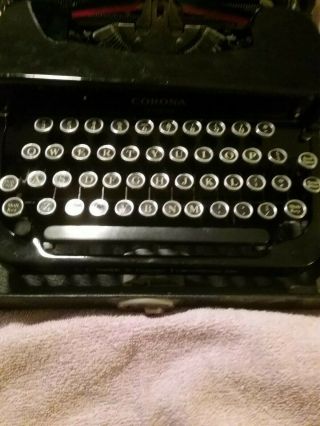 Vintage corona typewriter 5