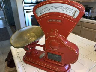 Rare Antique Toledo Candy Scale Made In Early 1900 