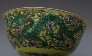 VERY FINE CHINESE FAMILLE ROSE PORCELAIN BOWL YONGZHENG MARKED (634) 6
