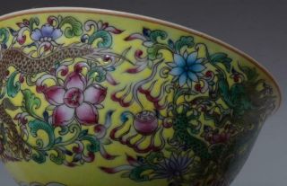 VERY FINE CHINESE FAMILLE ROSE PORCELAIN BOWL YONGZHENG MARKED (634) 9