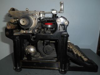 Antique 1920 ' s Underwood Standard Typewriter No.  5 Serial 1299236 7