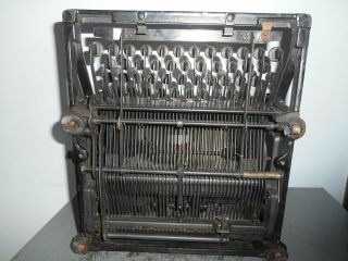 Antique 1920 ' s Underwood Standard Typewriter No.  5 Serial 1299236 8