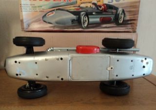 Japan Yonezawa Jetspeed Racer Battery operated Tin Toy 6