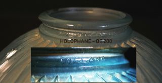 1930s Reclaimed vintage HOLOPHANE Industrial pendant light lantern 6