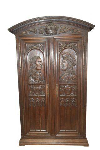 Antique French Royalty Cabinet Special Renaissance Model Purchased From A Chatea