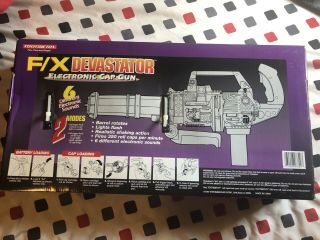 Rare 1997 Tootsietoy F/X devastator Electronic Cap Gun,  Very Few Made 2
