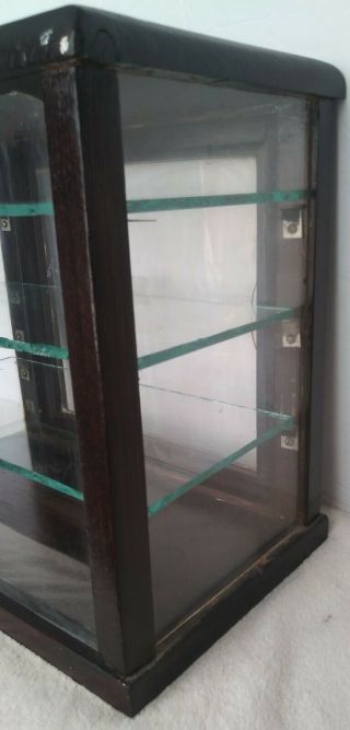 Rare Early Antique Vintage Barber ' s/Apothecary/Dental Cabinet Display Case 8