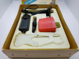 Rare Vintage USSR Toy Electromechanical Electric Drill 1980s 6