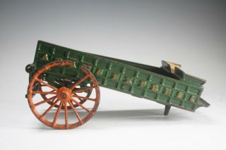 Antique Ives Cast Iron Adams Express Delivery Farm Wagon Toy