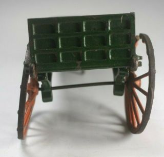 ANTIQUE IVES CAST IRON ADAMS EXPRESS DELIVERY FARM WAGON TOY 5