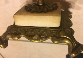 VTG Balance Scale of Justice Brass Marble Base from greece 9 2/8” Tall 7