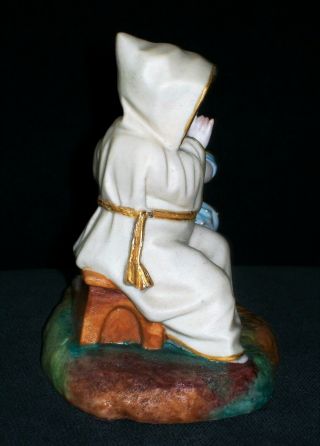 ANTIQUE FRENCH PARIS JEAN GILLE CHILDREN GIRL & BOY PRAYING RARE BISQUE FIGURINE 4