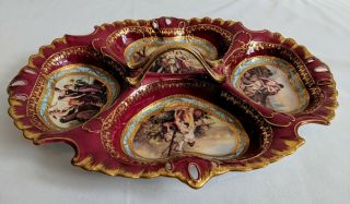 Early 20th Century Austrian Gilded Porcelain Serving Dish 2