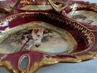 Early 20th Century Austrian Gilded Porcelain Serving Dish 9