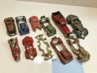 Vintage Toys Wilkins Hubley Dent Ives Kenton,  Misc.  Car Parts,  Cast Iron