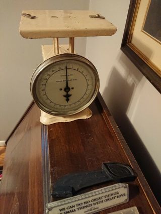 Vintage/Antique Carson Pirie Scott Scale 25 Pound Capacity 11