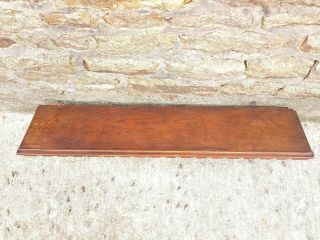 LARGE Antique Vtg French Oak Carved Kitchen Wall Shelf Copper Pot Coat Hat Rack 11