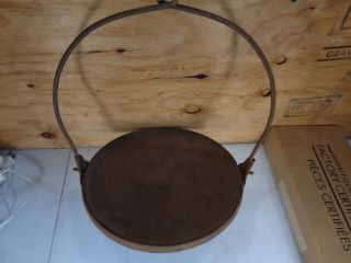Antique Landers Frary & Clark Britain Brass Hanging Spring Chain Scale Pan 4