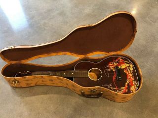 1959 Silveryone Sears Roebuck Wish List Cowboy Western Acoustic Guitar