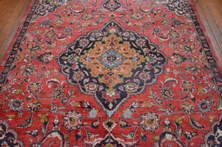 Vintage Classic Persian Floral Design Rug,  6 ' x9 ',  Red/Blue,  All wool pile 4