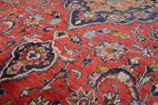 Vintage Classic Persian Floral Design Rug,  6 ' x9 ',  Red/Blue,  All wool pile 5