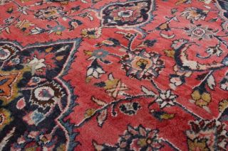 Vintage Classic Persian Floral Design Rug,  6 ' x9 ',  Red/Blue,  All wool pile 6