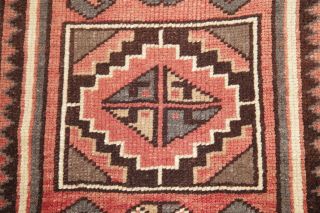 Vintage Geometric TRIBAL Oushak Turkish Oriental Area Rug Hand - Knotted WOOL 2x3 4