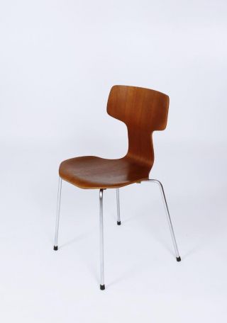 Model 3103 Teak Chairs by Arne Jacobsen for Fritz Hansen,  1960s 4
