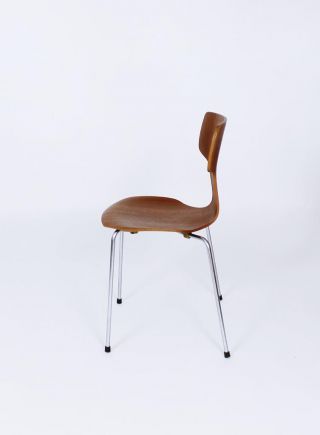 Model 3103 Teak Chairs by Arne Jacobsen for Fritz Hansen,  1960s 6