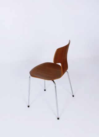 Model 3103 Teak Chairs by Arne Jacobsen for Fritz Hansen,  1960s 7